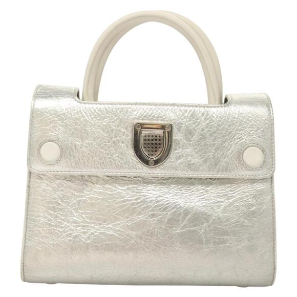 DIOR Ever Mini Hand Bag Leather Silver - Picture 2 of 13